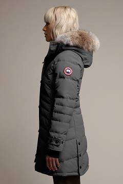 Chamarras Canada Goose Mujer México - Lorette Abrigos Grises VL9850241